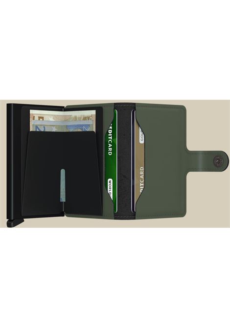 miniwallet matte green-black SECRID | MM-MATTEGREEN BLACK